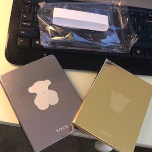 Tous silver and gold note book sets